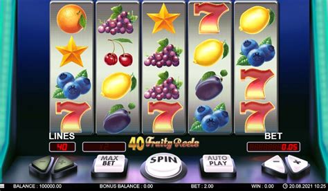 40 Fruity Reels Betfair