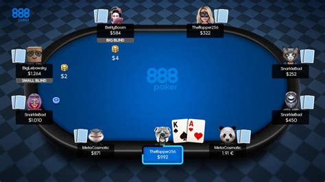 888 Poker Sem Som