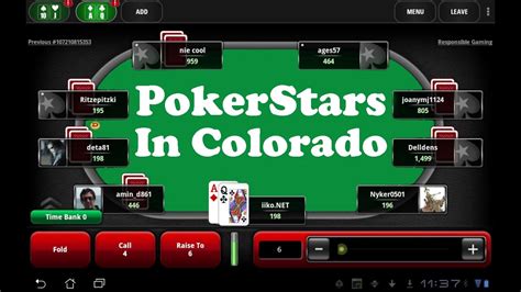 A Pokerstars Colorado