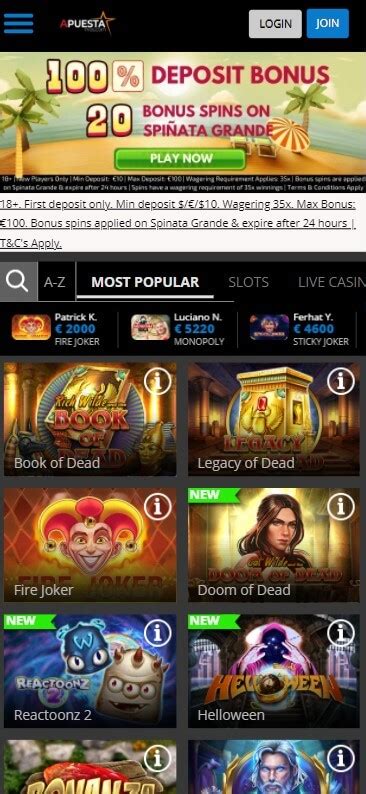 Apuestamos Casino Download