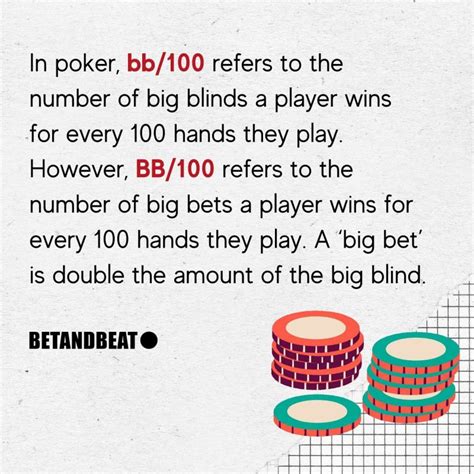 Bb 100 Poker Significado