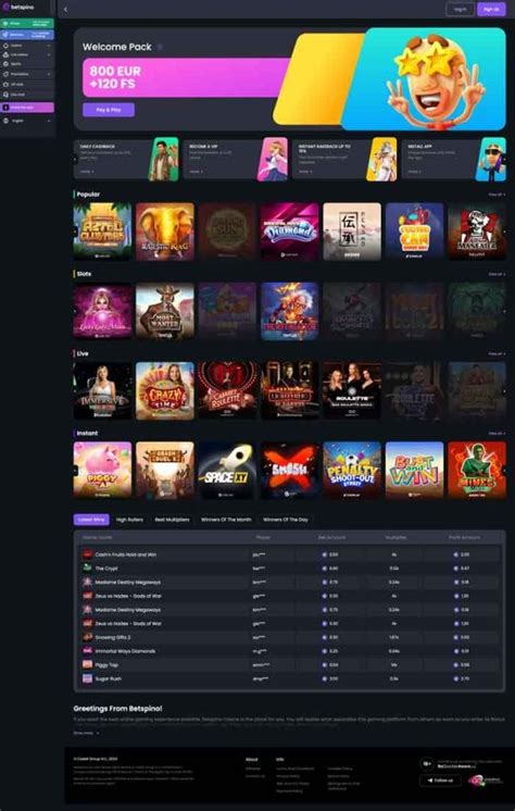 Betspino Casino Download