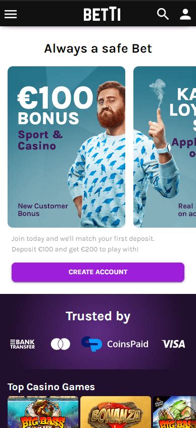 Betti Casino Codigo Promocional