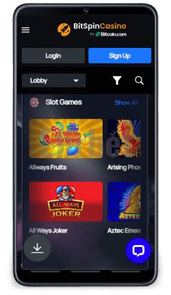 Bitspincasino Mobile