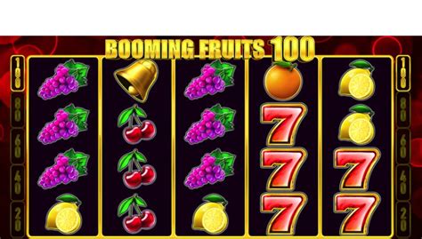 Booming Fruits 100 Slot Gratis