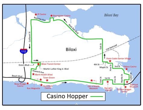 Casino Biloxi Mapa De Localizacao