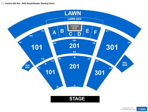 Casino Del Sol Ava Anfiteatro Com Assentos Grafico