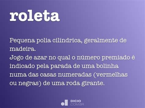 Dicionario Livre De Roleta