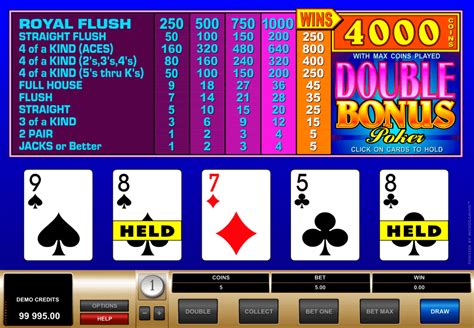 Double Bonus Poker 2 Leovegas