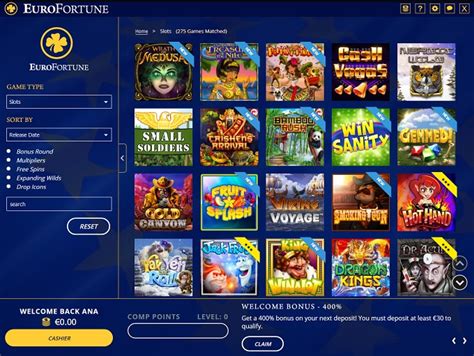 Eurofortune Online Casino Login