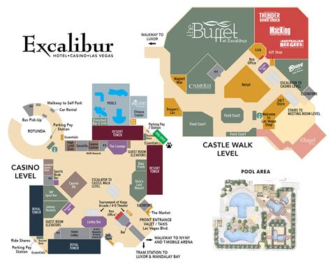 Excalibur Casino Mapa De Propriedade