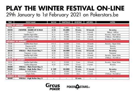 Festival De Inverno De Poker Namur