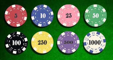 Ficha De Poker Cor De Ordem