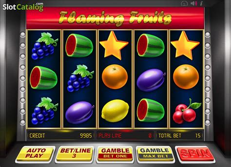 Flaming Fruits Slot Gratis