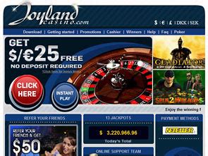 Joyland Casino Bonus Code 2024