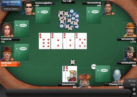 Na Internet Texas Holdem