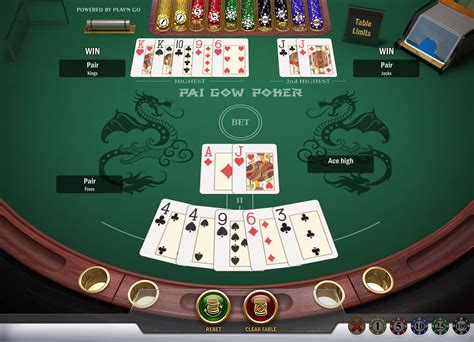 Pai Gow Poker Dragao Mao