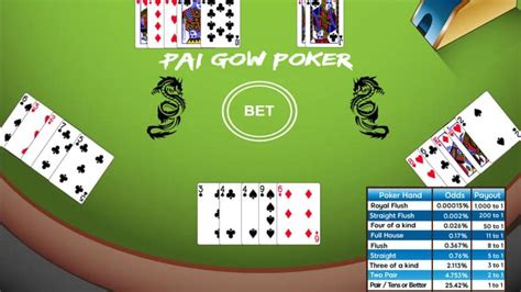 Pai Gow Pokerstars