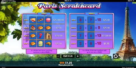 Paris Scratchcard Leovegas