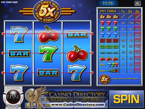Play Jackpot 5x Wins Slot