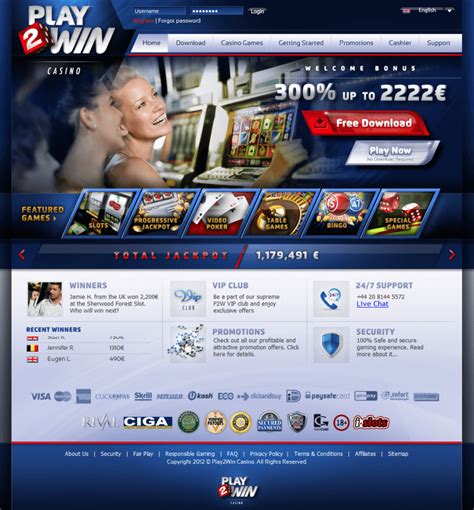 Play2win Casino Download