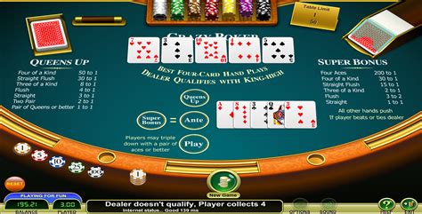 Poker 4 Fun On Line