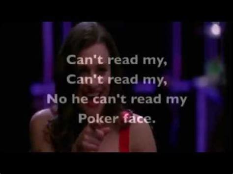Rachel Berry Cantando Poker Face