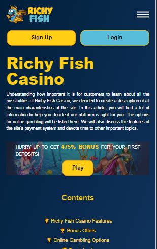 Richy Fish Casino Aplicacao