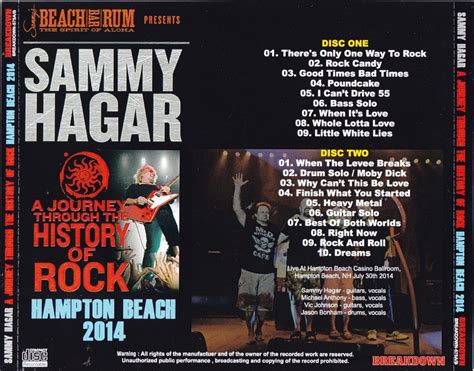 Sammy Hagar Hampton Beach Casino Bilhetes