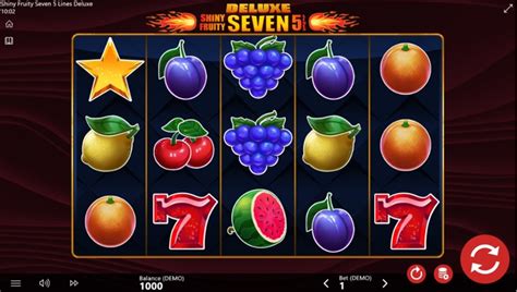 Shiny Fruity Seven Deluxe 5 Lines Novibet