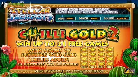 Stellar Jackpots With Chilli Gold X2 Betfair