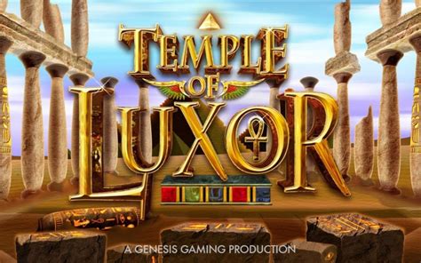 Temple Of Luxor Slot Gratis