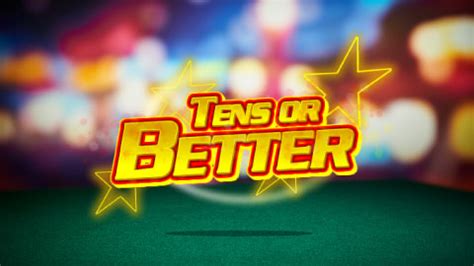 Tens Or Better Pokerstars