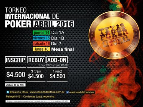 Torneo Internacional De Poker Pt Corrientes 2024