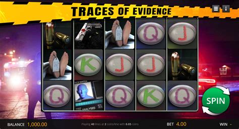 Traces Of Evidence Slot Gratis