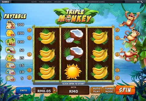 Triple Monkey 3 Slot - Play Online