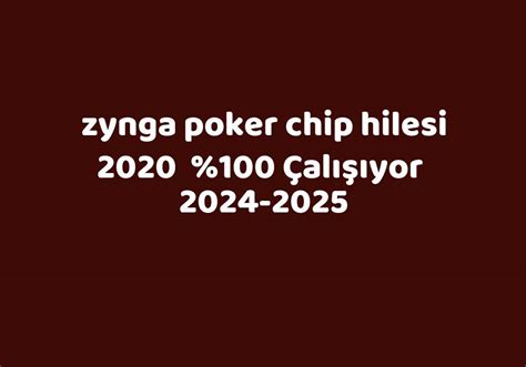 Zynga Poker Chips Hilesi Trgala